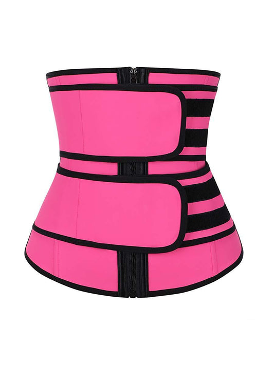 Double Belt Waist Trainer | Steel Bone Corset Neoprene Shaper
