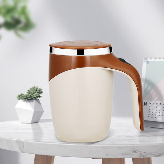 Self-Stirring Electric Coffee Mug - Rechargeable Magnetic Mixing Cup