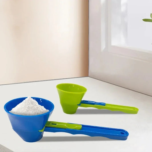 Multi-Use Powder Funnel Scoop for suplements & Kitchen ملعقة سكوب للبودرات والبروتين والمطبخ
