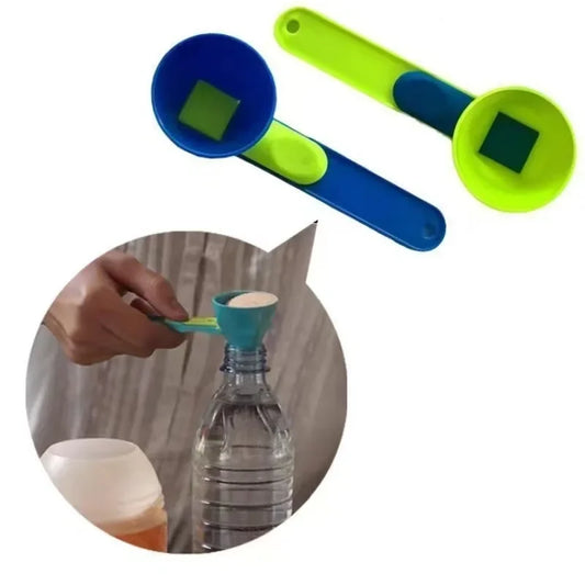 Multi-Use Powder Funnel Scoop for suplements & Kitchen ملعقة سكوب للبودرات والبروتين والمطبخ