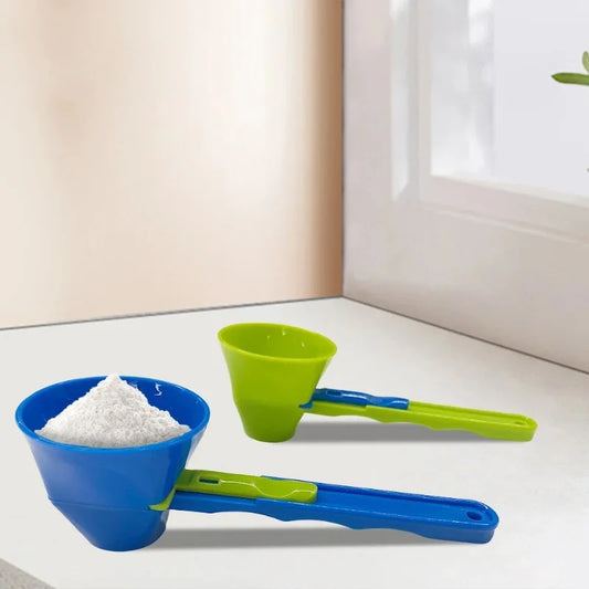 Multi-Use Powder Funnel Scoop for suplements & Kitchen ملعقة سكوب للبودرات والبروتين والمطبخ