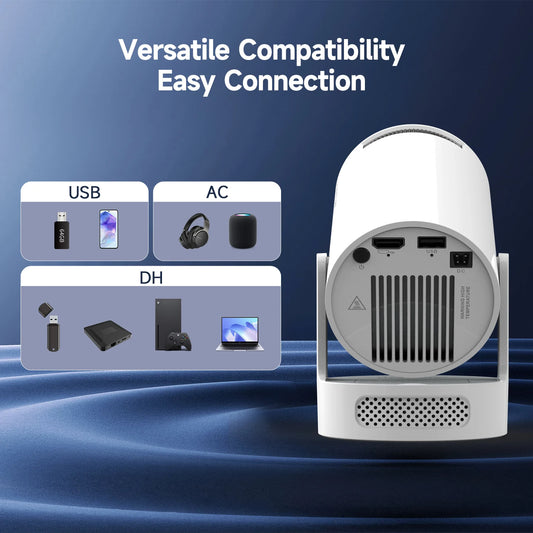 Magcubic 8K Wifi6 Projector 290ANSI Android 14 Dual WIFI Allwinner H726 BT5.0 1280*720P Home Cinema Outdoor portable HY300 Pro +