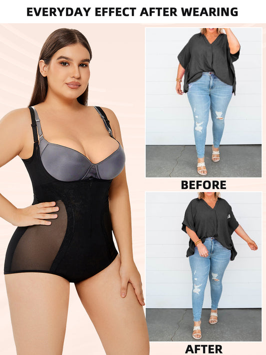 Tummy control seamless bodysuit | Full body shaper