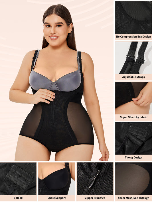 Tummy control seamless bodysuit | Full body shaper